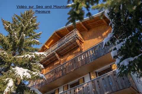 Alpe-Pieds Chalet, Ski-in/out & Center-Jacuzzi 12P