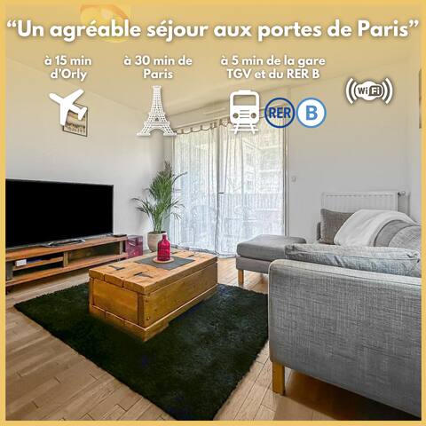 L'Escapade de Massy - Balcony and parking place