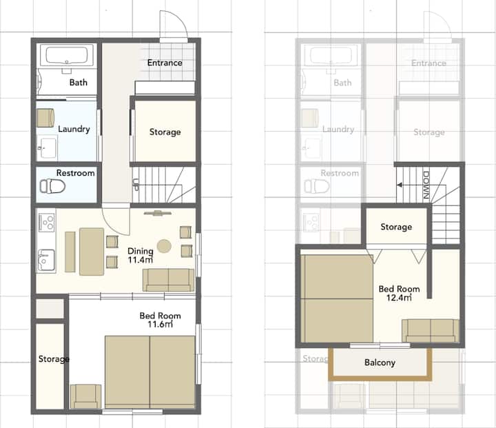 Spacious 67 Sqm House For 6. 20 Min Taxi To Haneda - Tokyo Haneda Airport (HND)