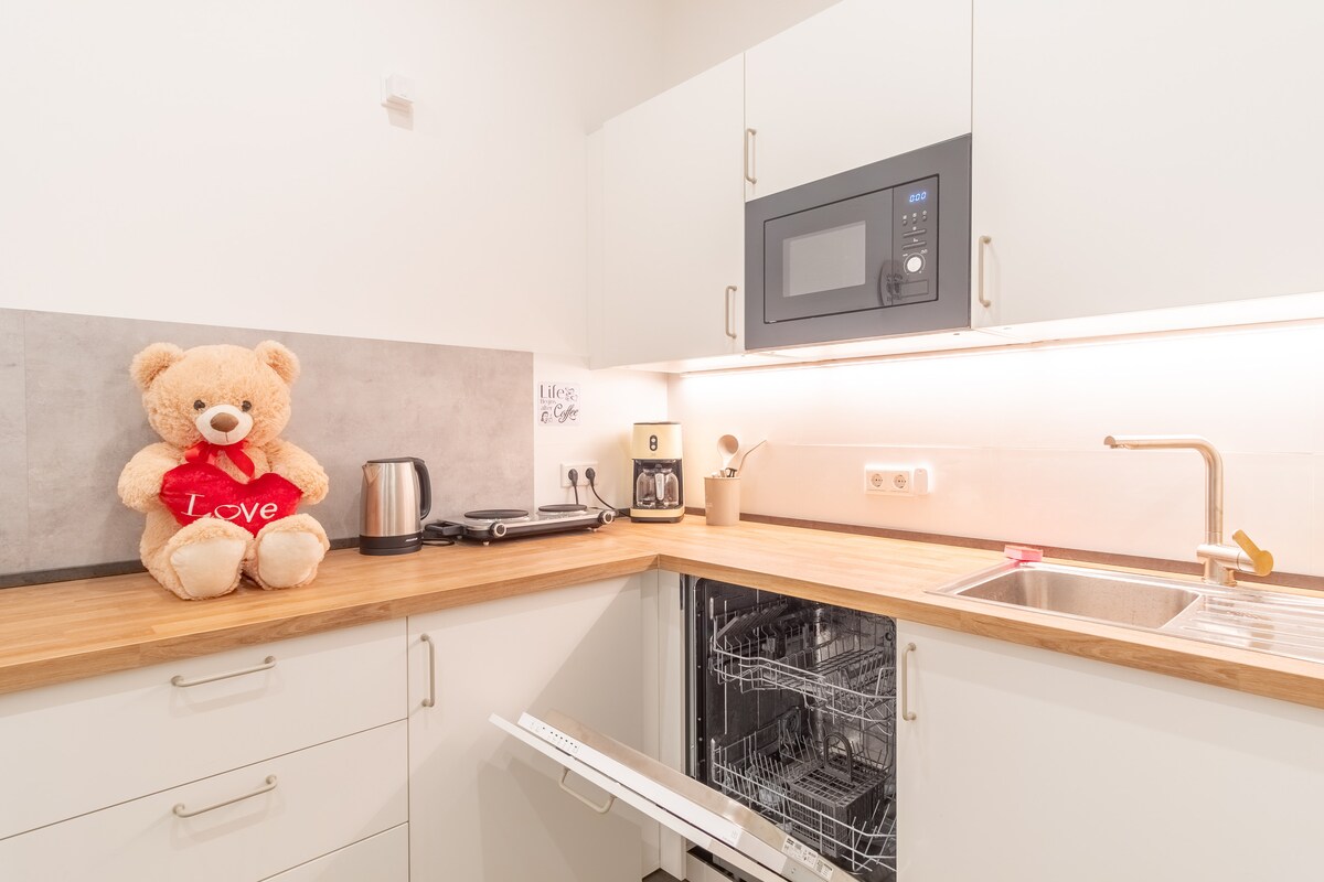 Propiedad de Airbnb exitosa: working place+65" 4k TV+soundbar+washing machine en Volkmarsdorf