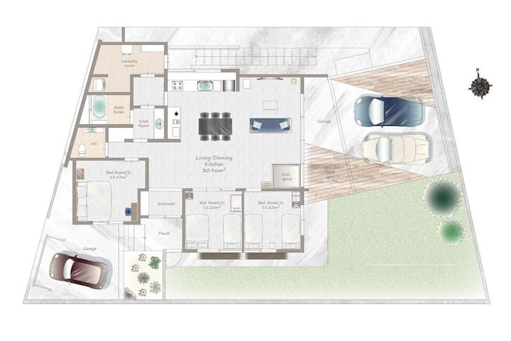 Luxury Villa/for Families/water Server/gas Dryer - Okinawa