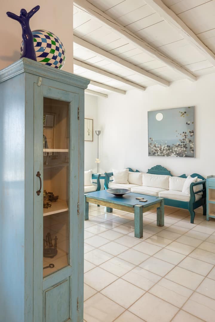 Isterni| 3br House W/ Sea View & Bbq| Blue Coral 2 - Paros