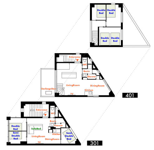 Penthouse/101sqm/16PAX/7beds/JROkubo5min gallery image 3