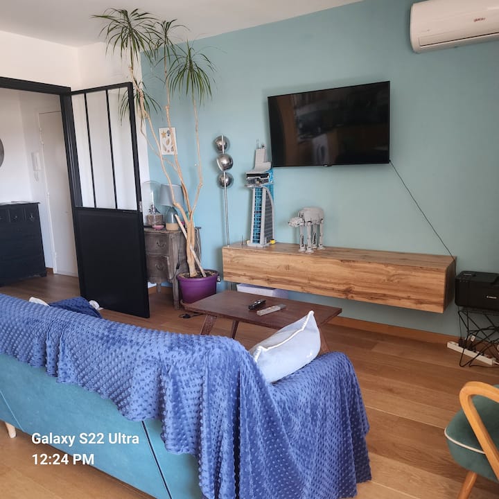 2 Pieces 48 M2  Terrasse Paisible  Nice Centre - Villefranche-sur-Mer
