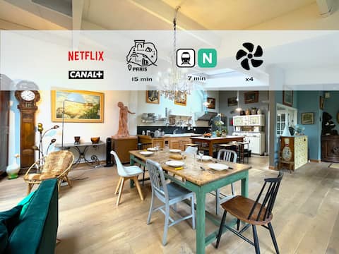 L'Atelier: Artist's villa near Paris