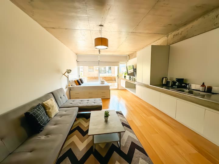 Brand-new furnished studio apartment in Palermo