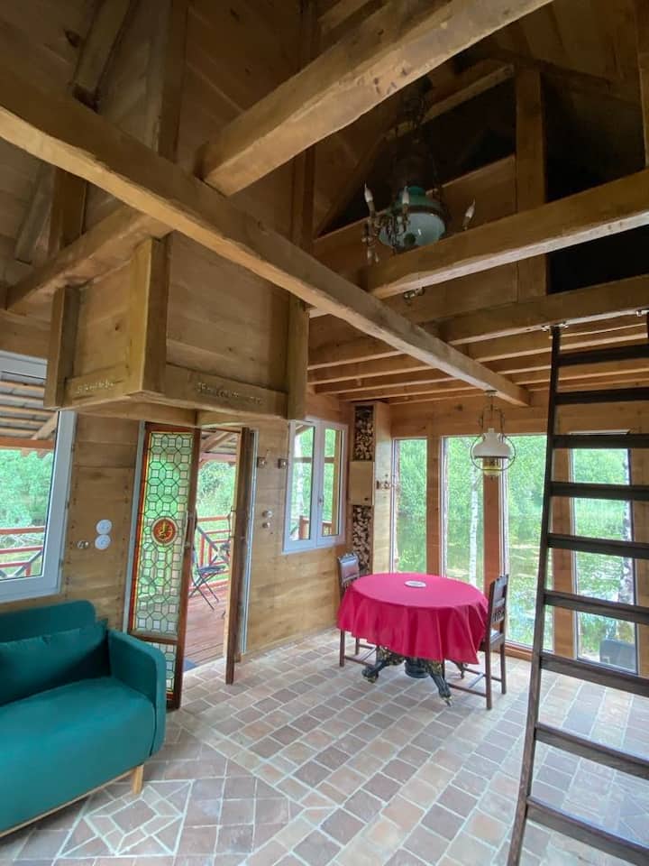 Cabane Sur îLe Privée - Loiret