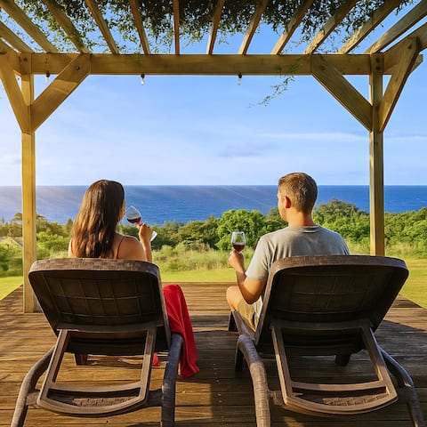 Stunning Sunrise Farmstay 180° Ocean Views