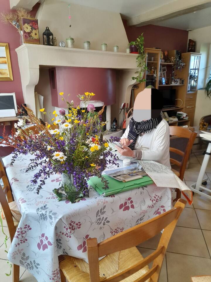 Détente à La Campagne Chambre Verte Pâle 2 Pers. - Beaurepaire