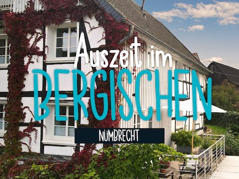 Time out & nature - half-timbered house in the Bergisches Land