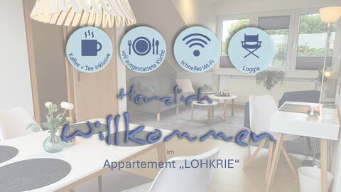 Holiday + business apartment with loggia