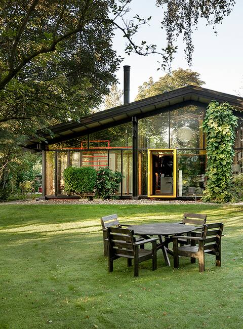 Arkitekttegnet villa nord for København