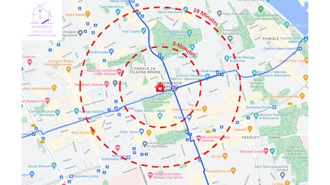 Popular Airbnb listing: ① Warsaw City Center 2 Bedrooms ① in Mazowieckie