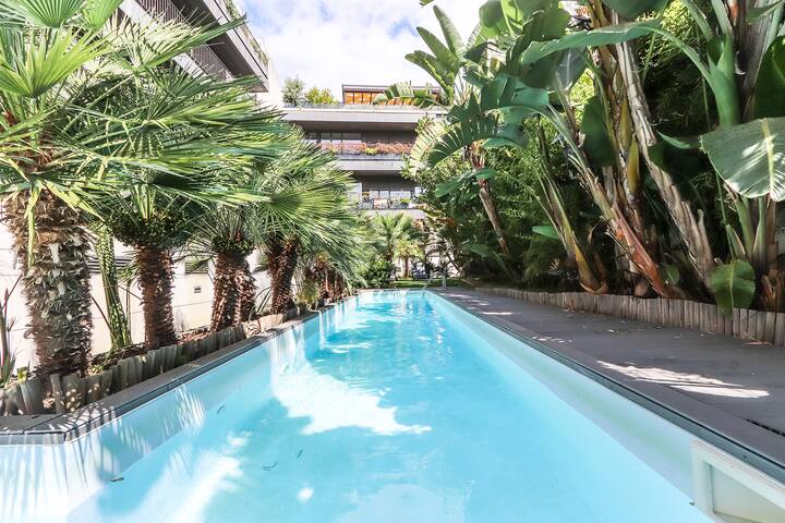 Alcantara Lovely With Balcony 2 Bdr Apt with AC