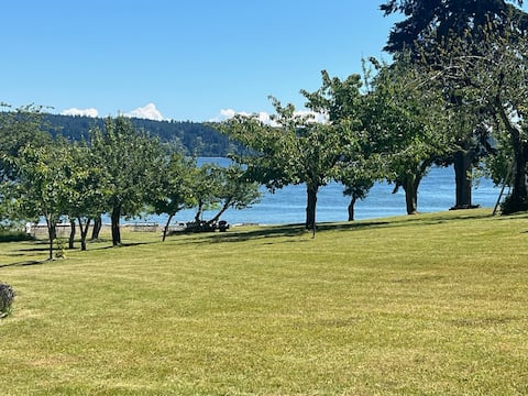 30 acre beachfront home w/creek!