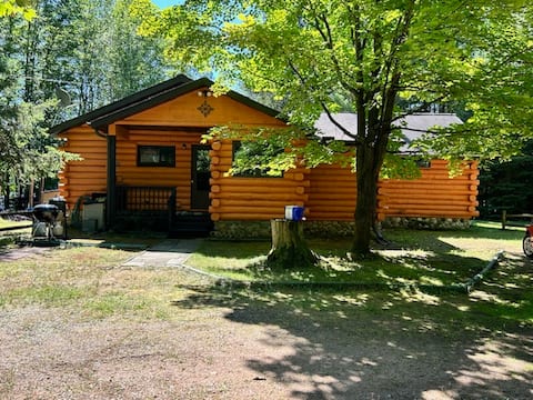 Cabin onThree Lakes Chain 43 acres 400 ft frontage
