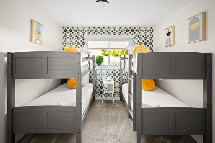 Twin over twin bunks!