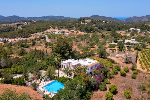 'Bohemian Pearl' artsy oasis on the North of Ibiza