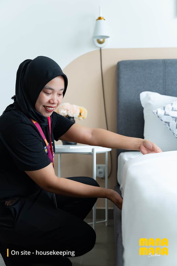 Servicio de limpieza en las instalaciones disponible.