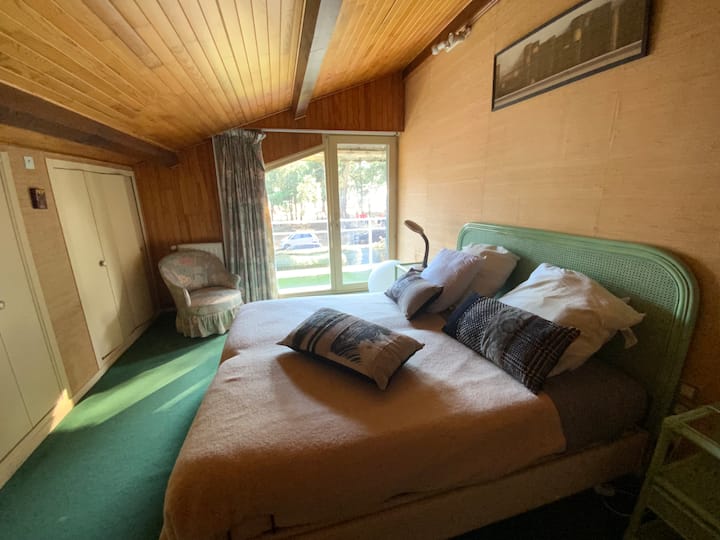 Habitación  banco de Arguin arriba vista piscina cama 180 (king size) gran armario de almacenamiento