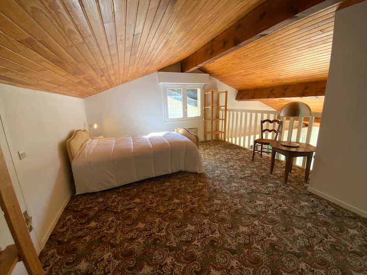 Habitación Ile aux oiseaux en altillo cama 110 arriba.