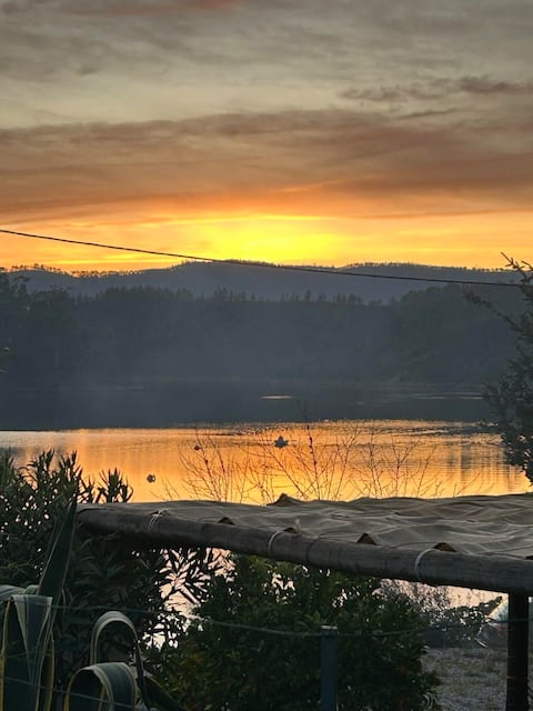 Lakefront House with Garden and Lake view