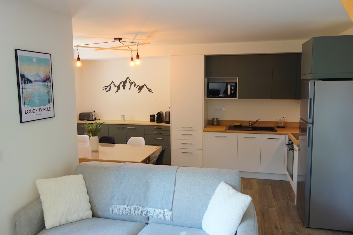 Top Airbnb: Garden duplex - 3 bedrooms - 6 people en Loudenvielle