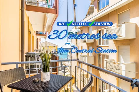 “Nature Home” 30MT SEA- 1km Central Station -A/C