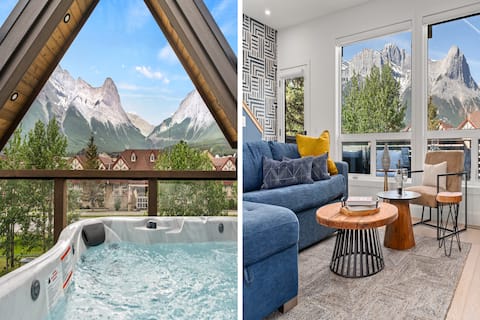 Epic MountainView | Private HotTub | 15mins >Banff