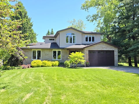 Large house with games sunroom