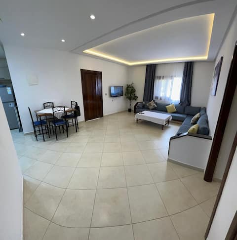 Warm apartment.