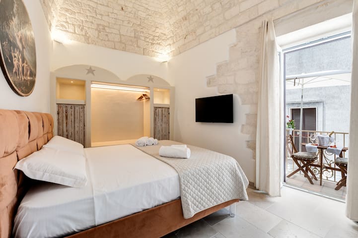 Centro storico Terrace Idromassaggio WiFi,AC, King