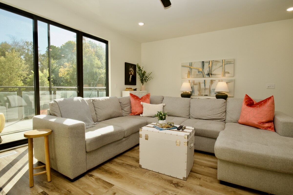 סלון עם ספה נפתחת