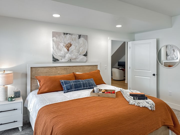 Apartmán na prízemí s pohodlnou posteľou pre dobrý nočný odpočinok