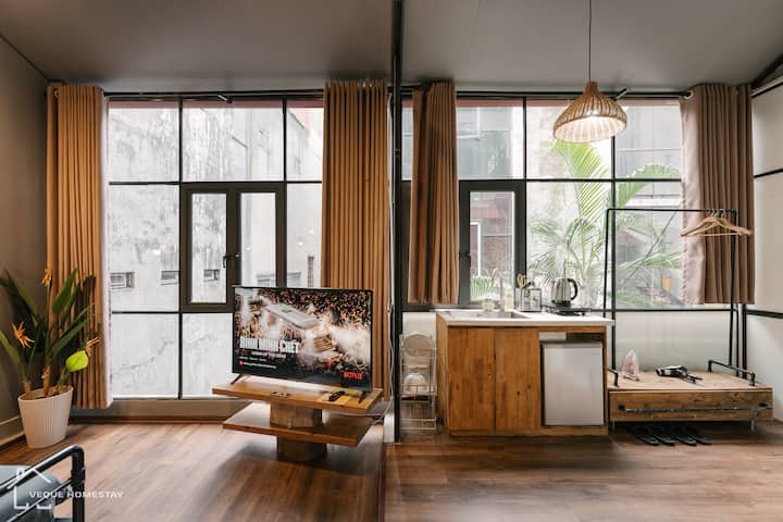 Loft | Kitchen | Jacuzzi | Netflix | Old Quarter | - 하노이