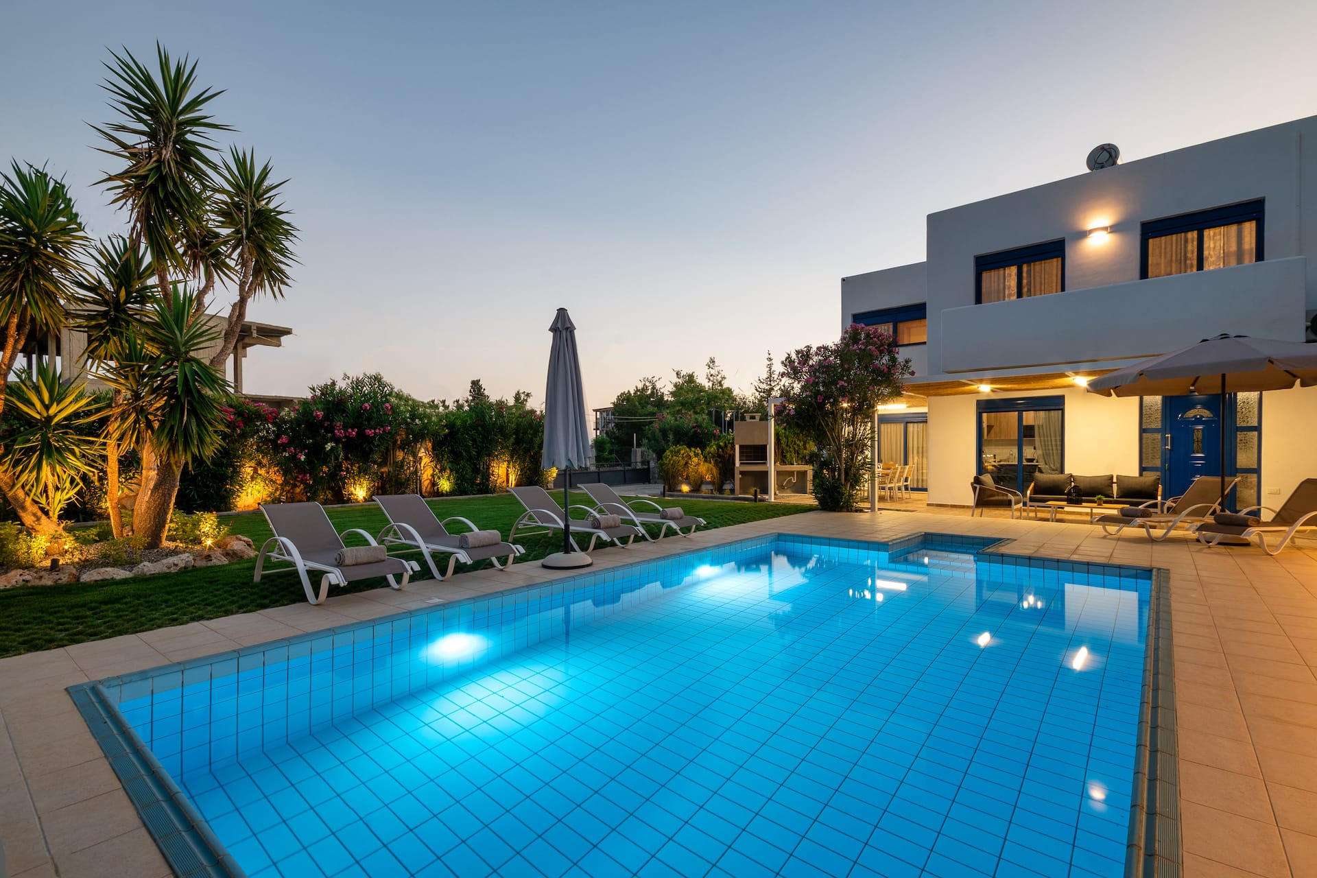 Villa Mariani II - in Lothiarika, newly renovated, private pool, Lindos 10 min, beach 120m