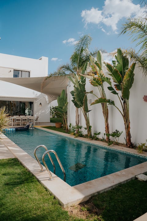 Dar Lily Spacious Designer Villa Pool. Near Beach