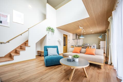 Cozy, 90㎡ house / 40 min drive to Hakata & Tenjin