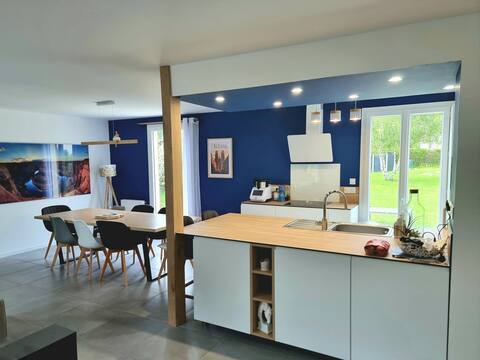 The blue house completely renovated