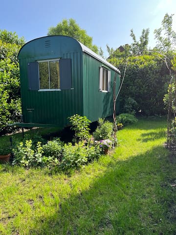 Entire home with 1 bedrooms in Rostock - Tinyhouse Titania: Romantischer Sommernachtstraum