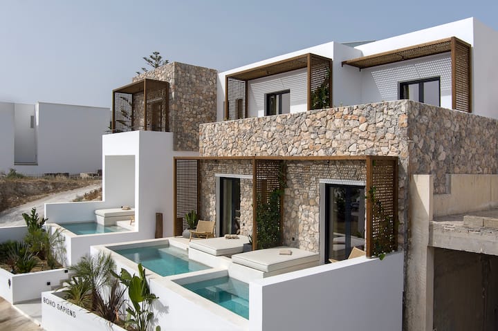 Boho Sapiens With Private Pool - Milos