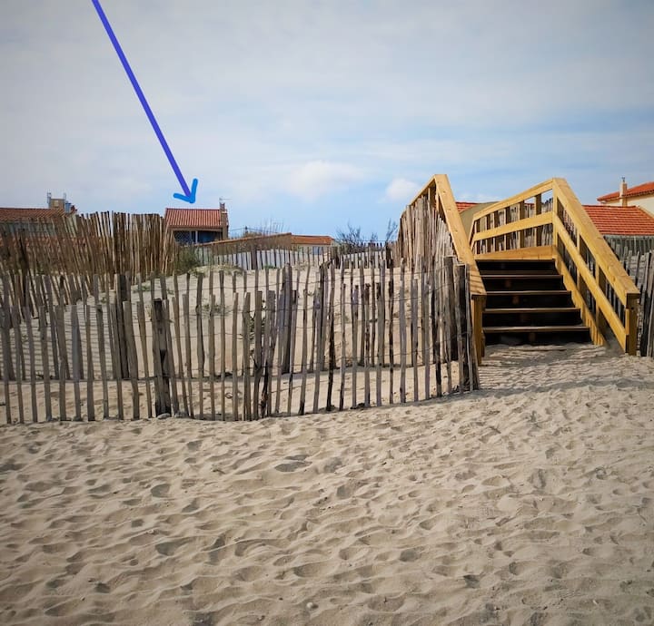Rez-de-jardin De Maison, Accès Direct à La Plage - Plage de Frontignan