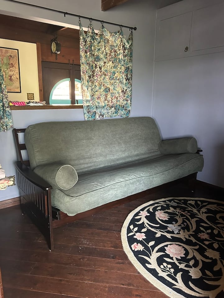 Tërhiqe futon, dhoma e vizitorëve nuk është aq private