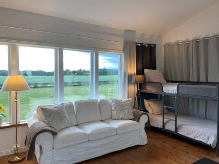 Sofa i krevet na kat