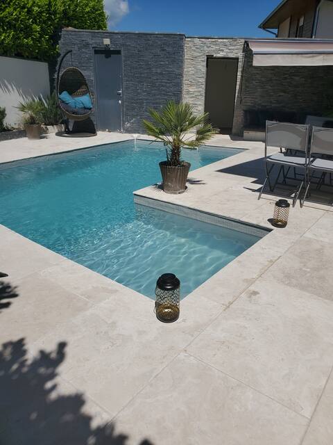 Annecy poisy private pool studio 9mn from the lake