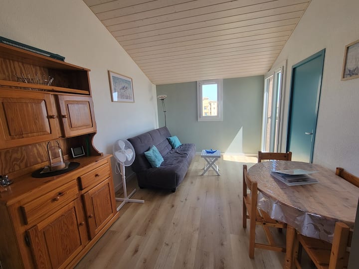T2 Vue Mer 180°, Piscine, Tennis - Saint-Pierre-la-Mer