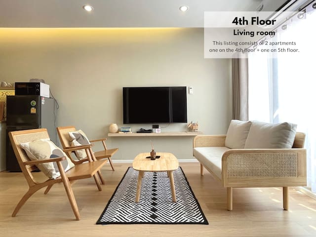 Two Apartments/4Bedrooms/Khaosan Road/Grand Palace