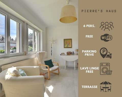 *Pierre's Haus* New -Quiet-Warm-Near train station