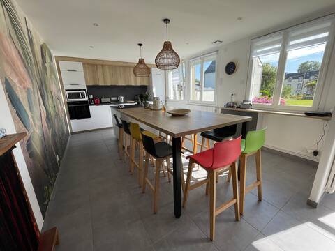 Ty Queff Lodge close to St Anne La Palud beach