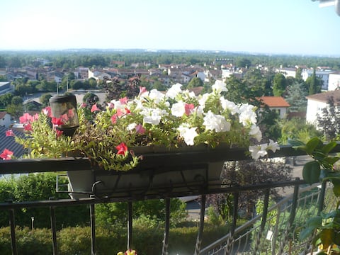 Full studio + large balcony